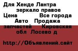 Для Хенде Лантра 1995-99 J2 зеркало правое › Цена ­ 1 300 - Все города Авто » Продажа запчастей   . Кировская обл.,Лосево д.